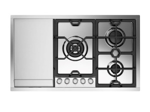 Газовая плита из нержавеющей стали