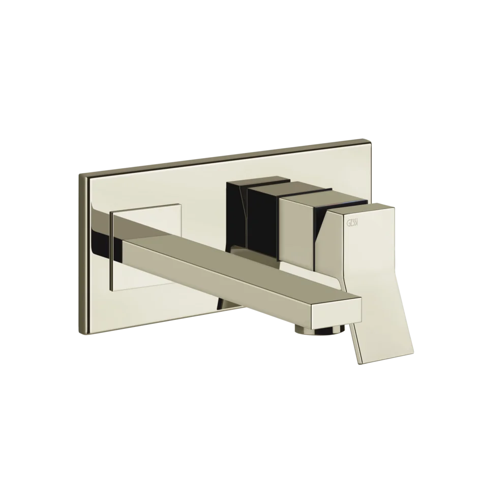 Смеситель для умывальника 53088 720 Gessi Rettangolo k НИКЕЛЬ PVD 53088720