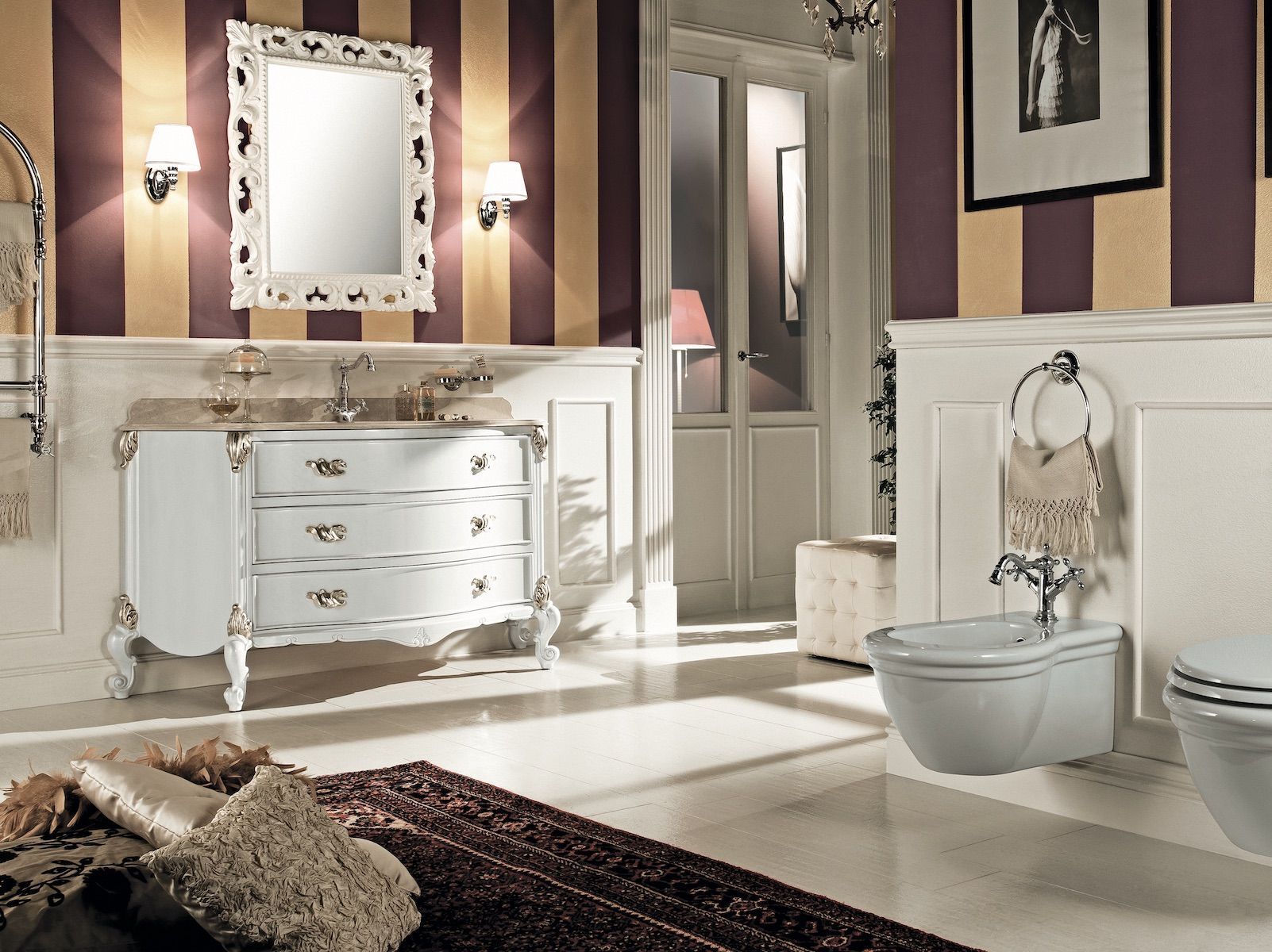 Напольный умывальник с ящиками Gaia Mobili Classic ARCH-00062350 - Вид №1