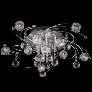 Потолочная люстра Eurosvet 85033/11 хром/синий+красный+фиолетовый EUROSVET ДИЗАЙНЕРСКИЕ 182530 Хром