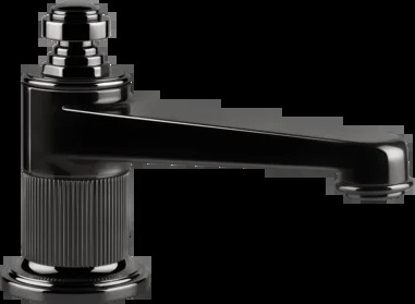 Носик для умывальника 65021 706 Gessi Venti20 ЧЕРНЫЙ МЕТАЛЛ PVD
