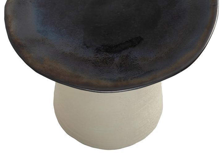 Tonin Casa Круглый керамический журнальный столик sun-id-1401404 - Вид №6