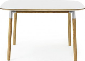 602828 Стол 120 x 120 см Белый / Дуб Норманн Копенгаген Normann Copenhagen Form