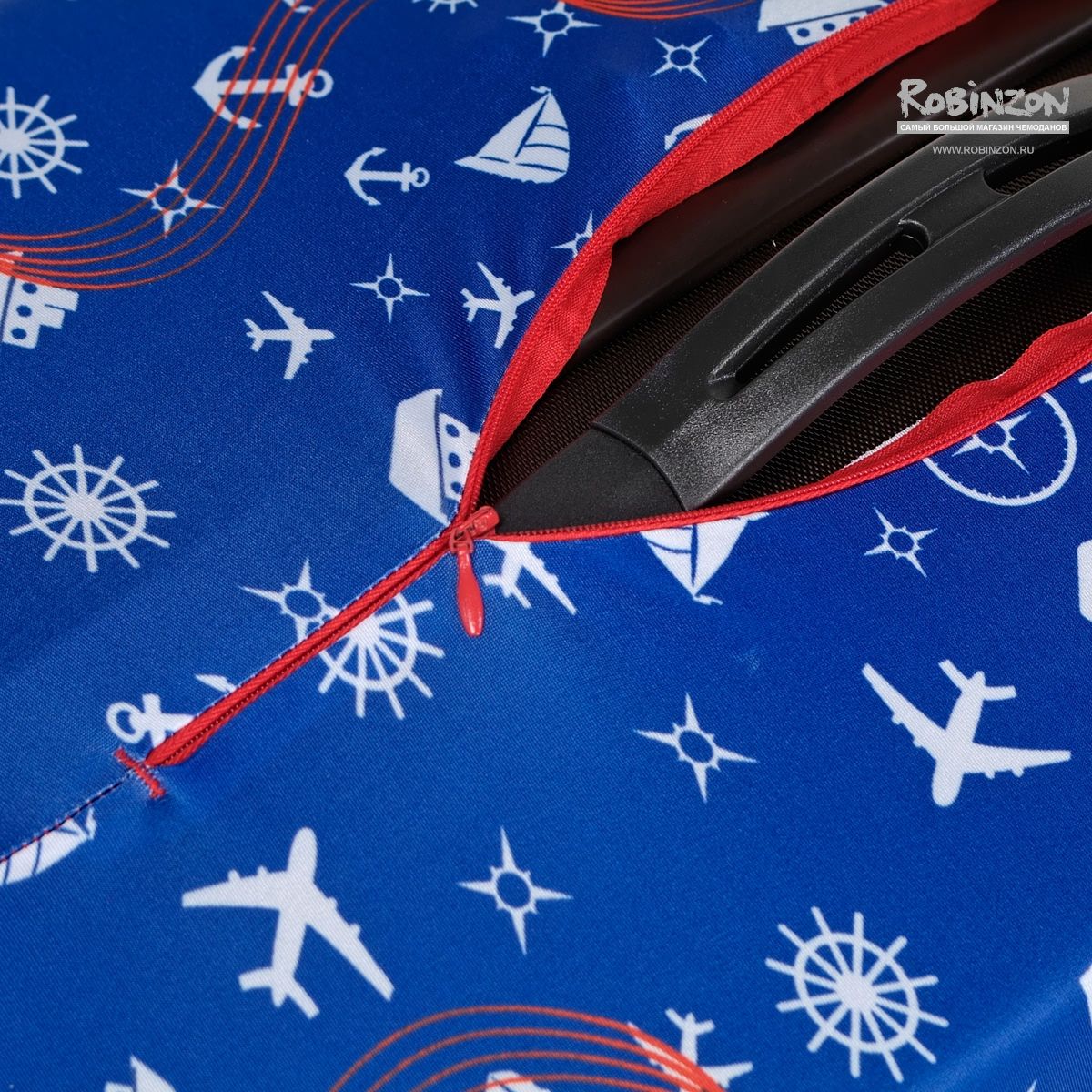 SP240 Traveler-L/XL Чехол для чемодана большой Traveler L/XL Routemark SP240  - Вид №3