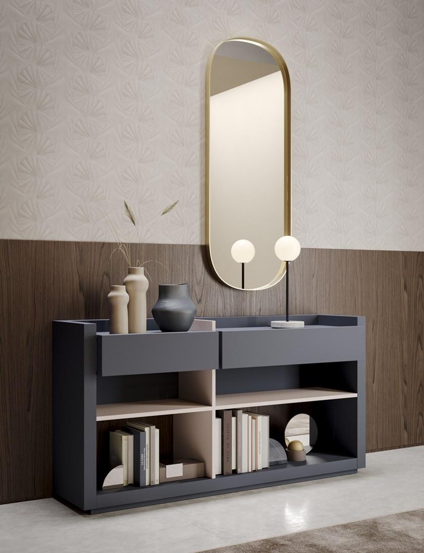 PROF Прямоугольная деревянная консоль с ящиками Sessanta sun-id-1471888 - Вид №5