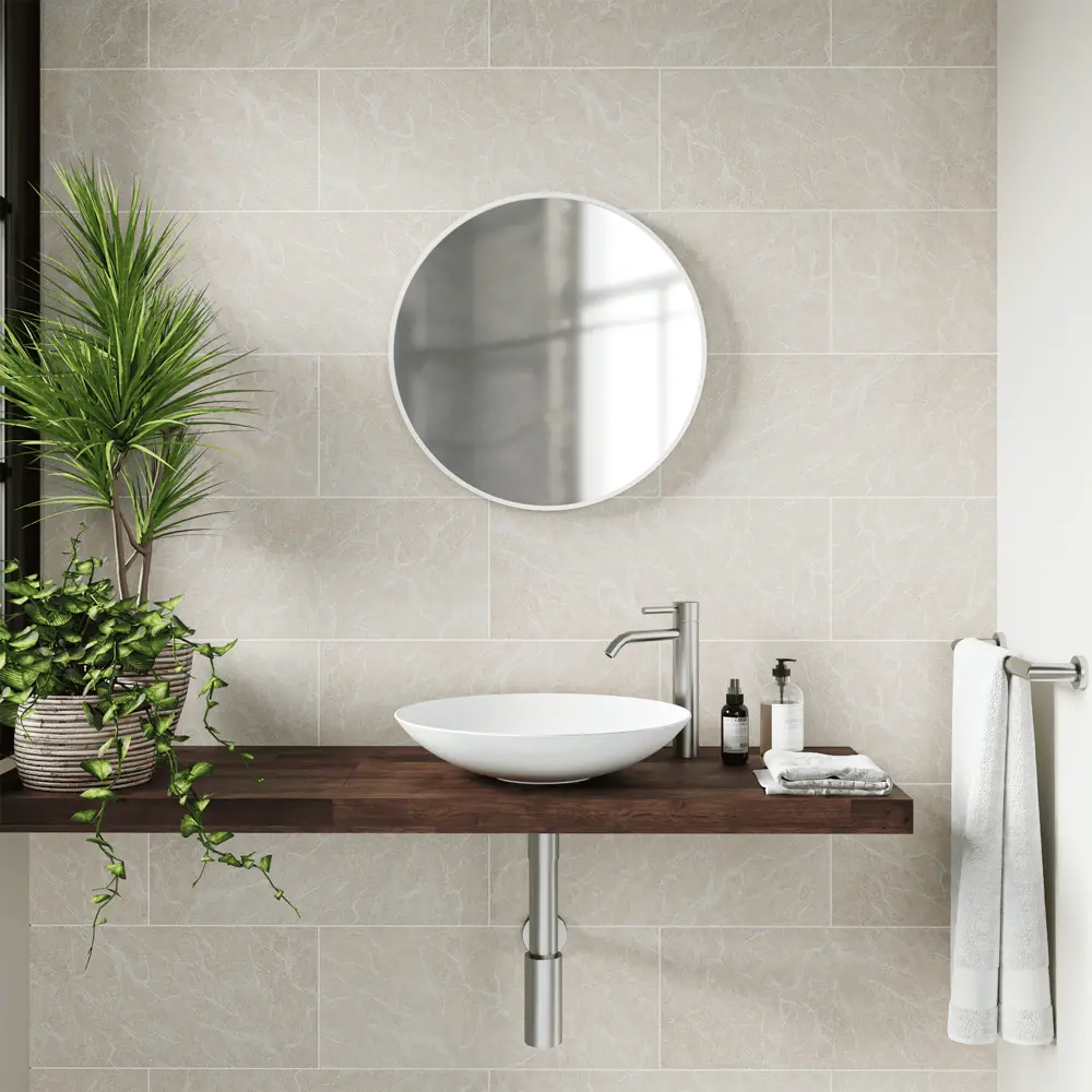 Панель ПВХ Медея бежевый 1200x250x10 мм 1.2 м² (4 шт.) KREAFORTA STLM-2115892 - Вид №5