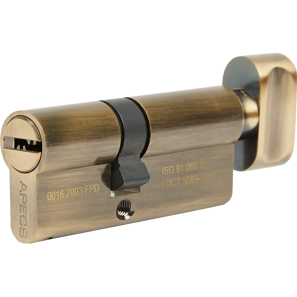Цилиндровый механизм APECS Pro LM-70 с защитой от взлома, бронза 84168038 SM STLM-0046654