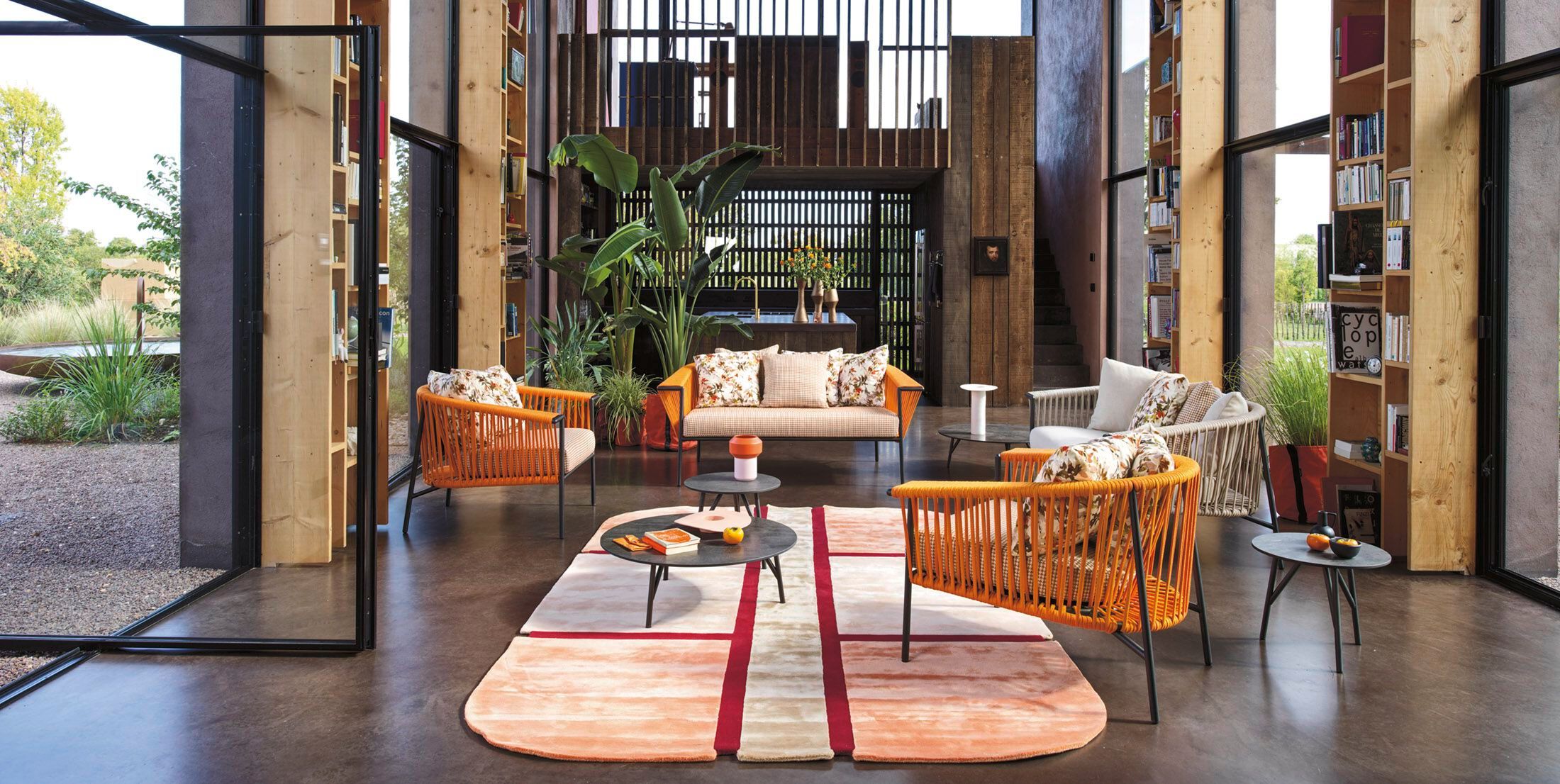 Круглый садовый стол HPL Roberti венок ARCH-00005138 - Вид №4