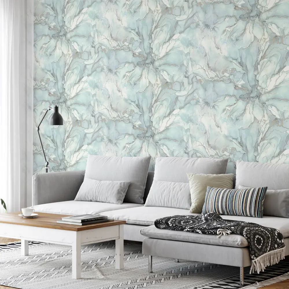 Обои флизелиновые Аспект Ру Байкал голубые 1.06 м 70492-61АСП STLM-2033427 - Вид №3