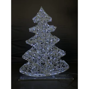 Электрическая светящиеся фигура Елка 200 LED 100x120x20 см теплый белый свет 86164010 STLM-2185939