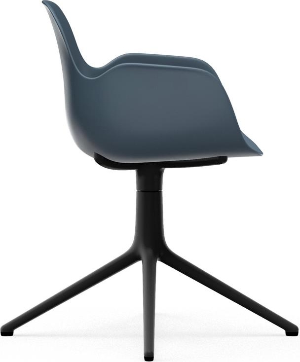 606113 Кресло Swivel 4L Black Alu Blue Normann Copenhagen Form - Вид №2