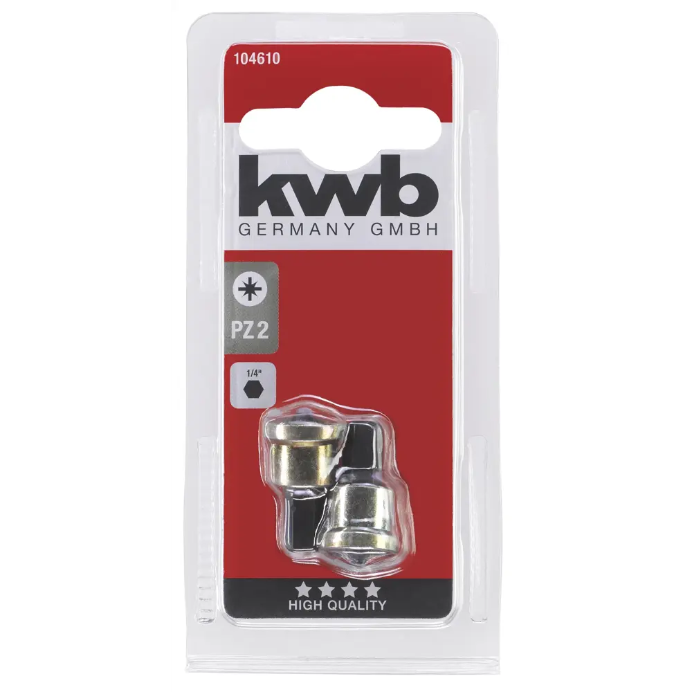 Бита с ограничителем KWB 104610 PZ2x25 мм, 2 шт Santreyd STLM-2164502 - Вид №1