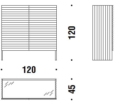 Шкаф с распашными дверцами MOROSO Rows ARCH-00150174 - Вид №1