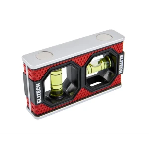 Уровень пузырьковый Elitech 320201 2 глазка магнитный 150 мм 89446212 STLM-2152274