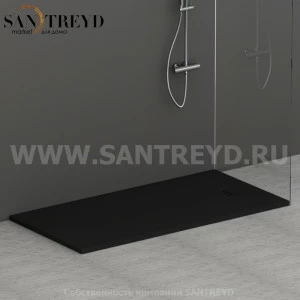DP16080504 Душевой поддон 160х80 см цвет Черный бархат Globo DOCCIAPIETRA Италия