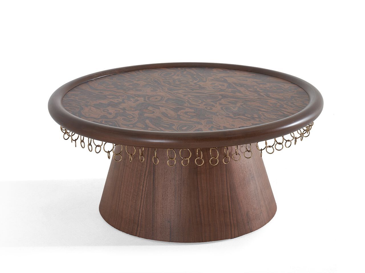 Деревянный круглый журнальный столик NDESIGN Ezora ARCH-00063348 - Вид №1