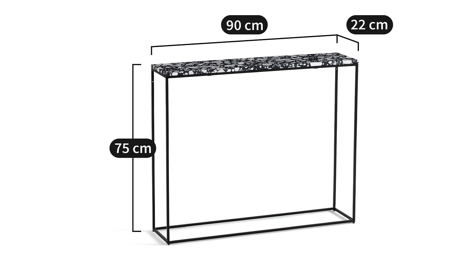 Прямоугольная консоль из венецианского терраццо AMPM ARCH-00148448 - Вид №6