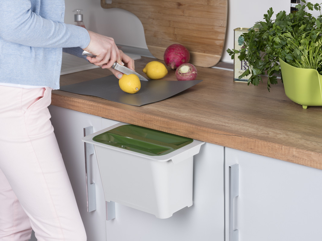 Контейнер для мусора на дверцу Eta 5 Light Grey NAVAKO 10059 - Вид №4