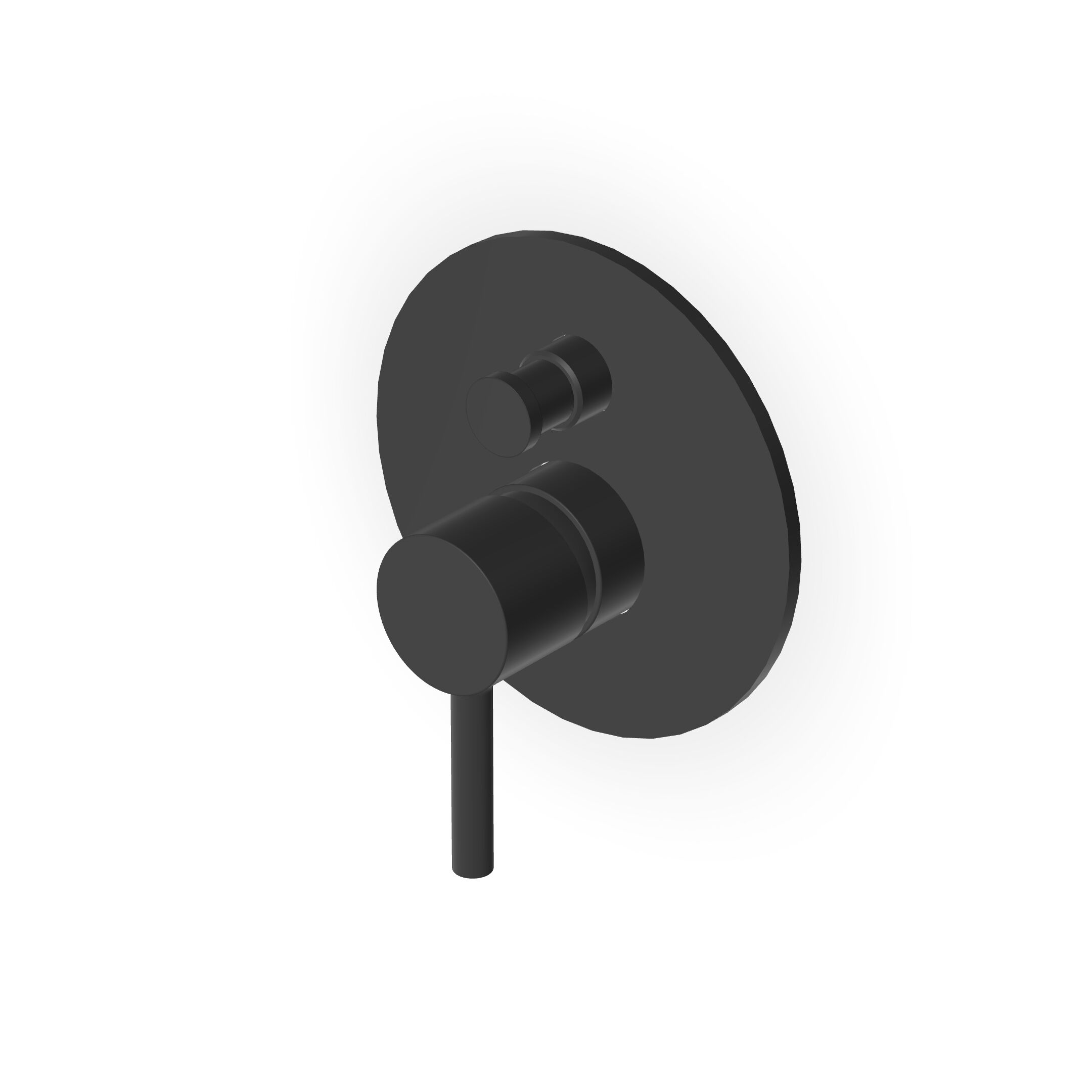 Однорычажный настенный смеситель для ванны / душа с переключателем Zucchetti Pan S ARCH-00086458 - Вид №6