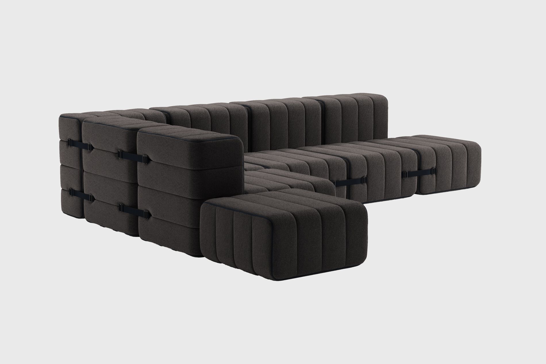 Модульный угловой диван из ткани AMBIVALENZ Curt ARCH-00083106 - Вид №14