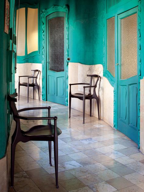 BD Barcelona Design Штабелируемый деревянный стул с подлокотниками Gaulino sun-id-1400098 - Вид №16