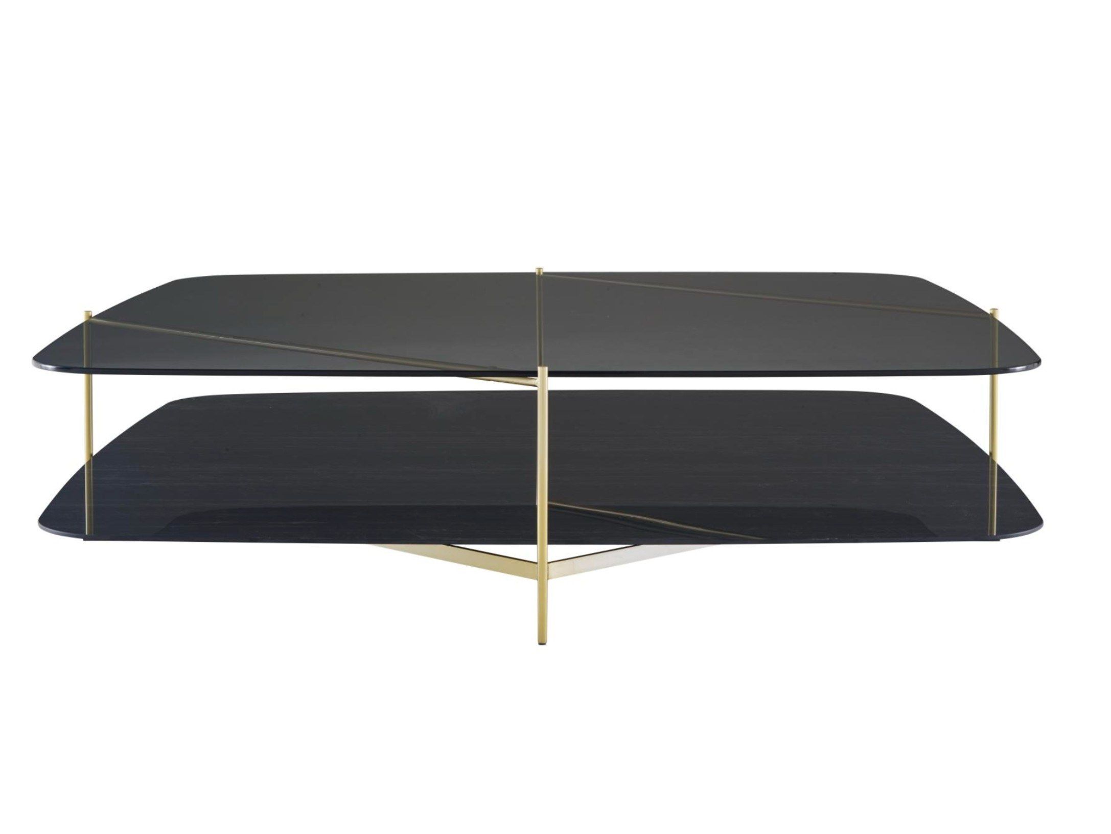 Стеклянный прямоугольный низкий журнальный столик Ligne Roset Clyde ARCH-00114575 - Вид №8