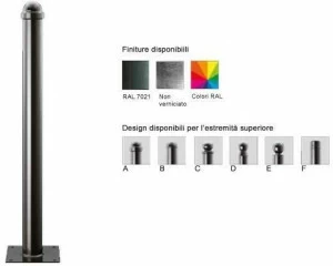 Lazzari Алюминиевый столбик тумбы Marte Ar485
