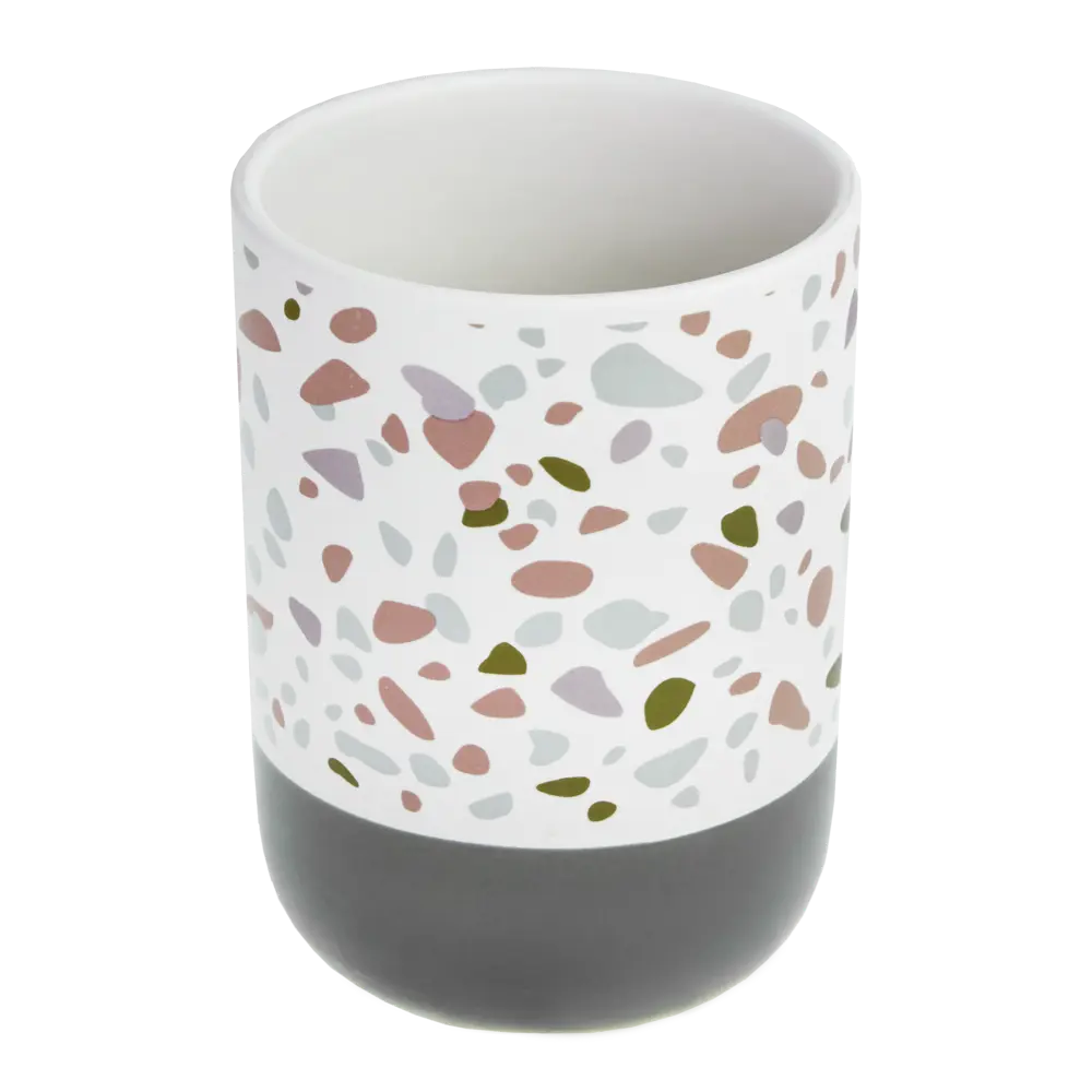 Стакан для зубных щёток Proffi Home Terrazzo керамика STLM-2191336 - Вид №1