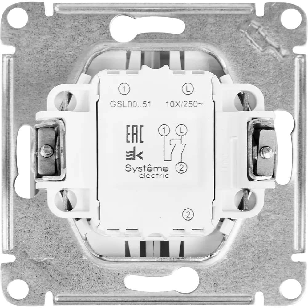 Schneider Electric Glossa — выключатель трёхламповый в алюминиевом исполнении 87677579 STLM-0074814 - Вид №2