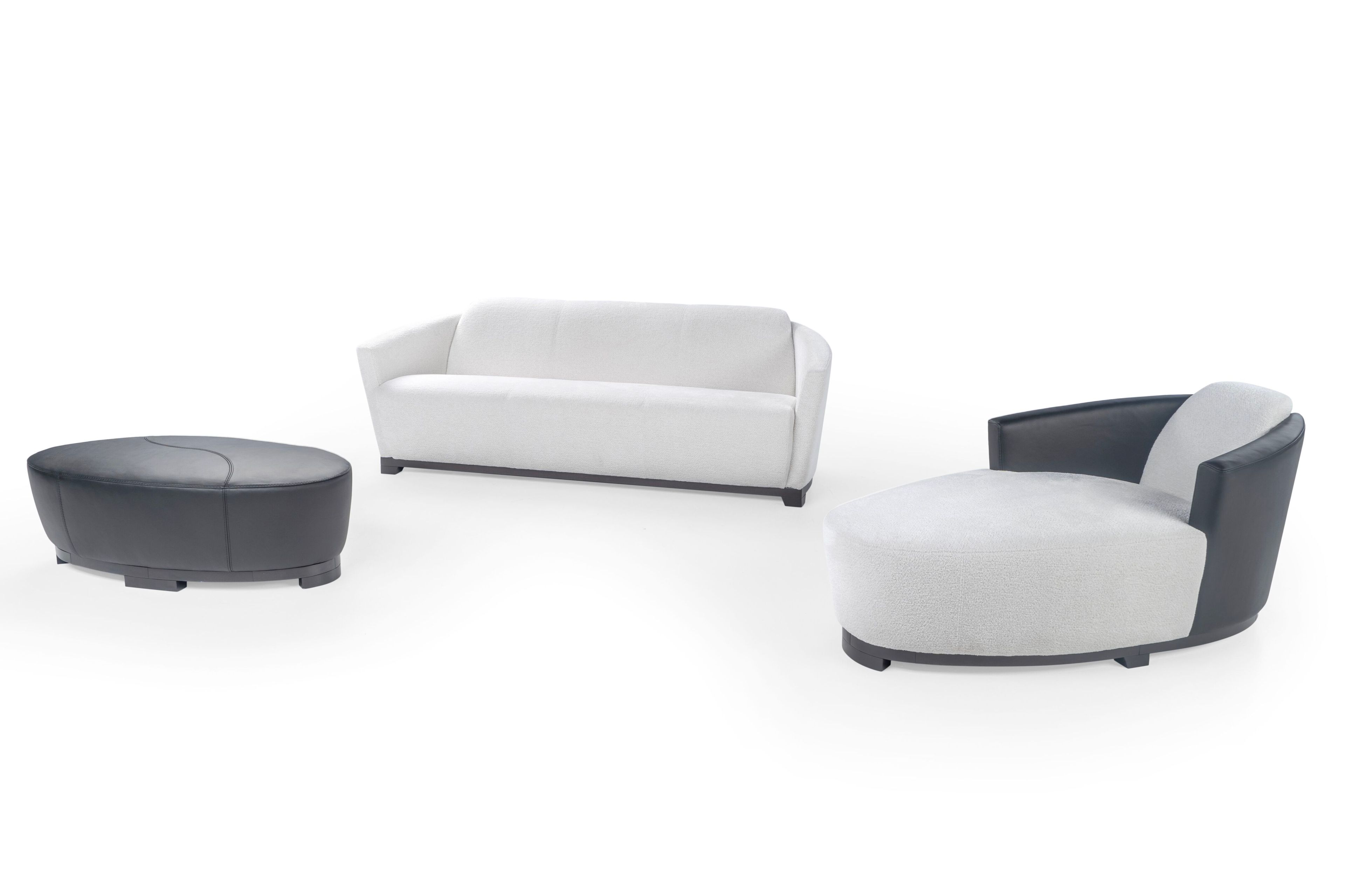 Овальный пуф из ткани Calia Italia Superior ARCH-00056310 - Вид №1