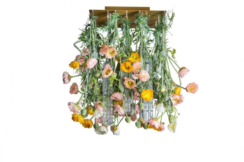 VGnewtrend Светодиодный потолочный светильник из муранского стекла Flower power 8880100.00 - Вид №1