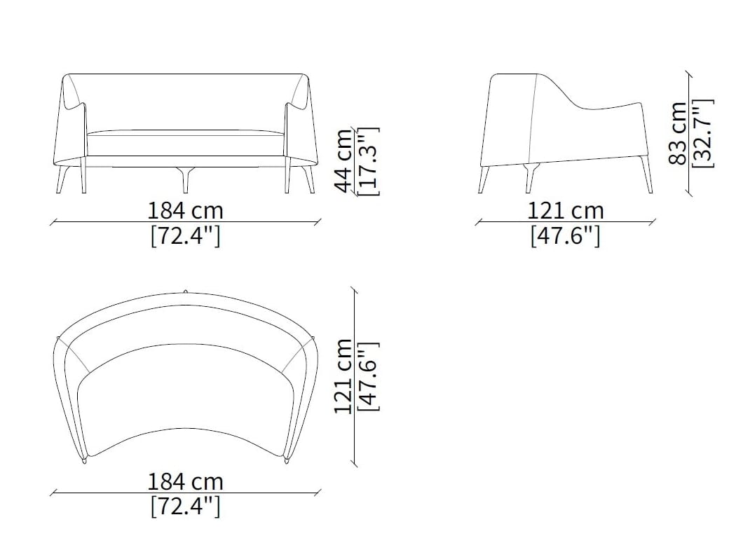 Кожаный диван Frigerio Джеки ARCH-00082224 - Вид №4