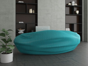 Стойка регистрации из фанеры