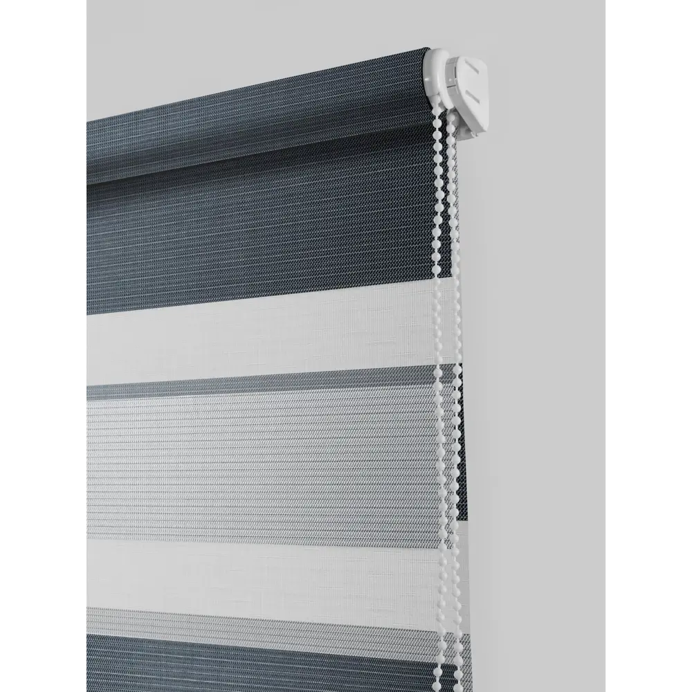 Штора рулонная день-ночь Порто 40x160 см серая MIAMOZA STLM-2136941 - Вид №1