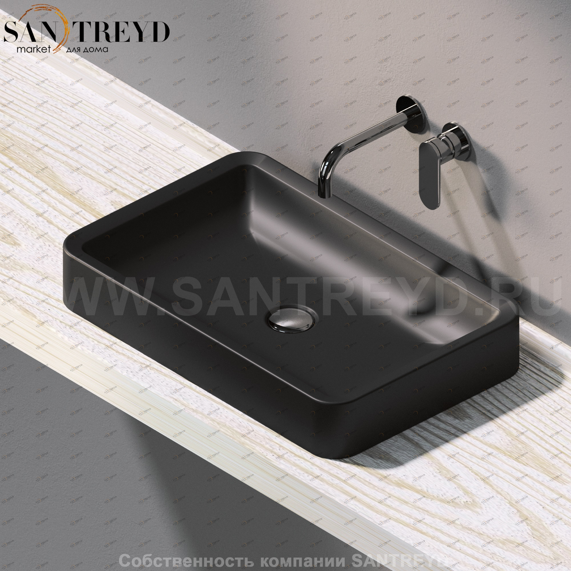 NL62A7006 Накладная раковина под столешницу  прямоугольная Ceramica Flaminia Nile