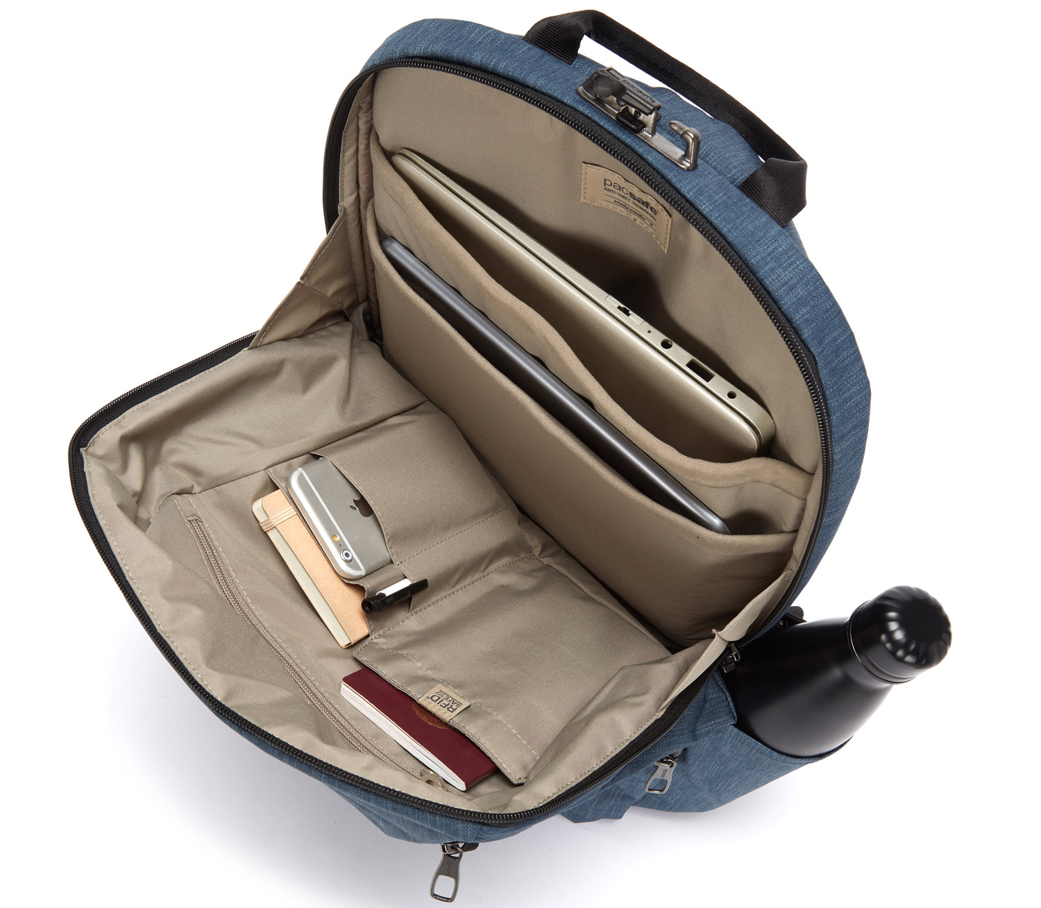 30640646 Рюкзак антивор Backpack 15 PacSafe Metrosafe  - Вид №4