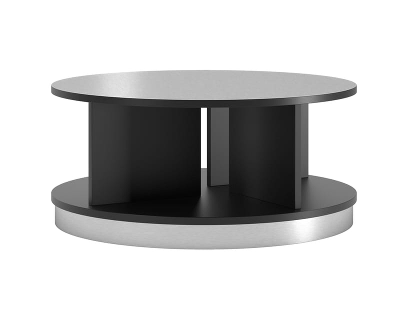 Низкий деревянный журнальный столик CAPPELLINI COMBI CENTER ARCH-00118389