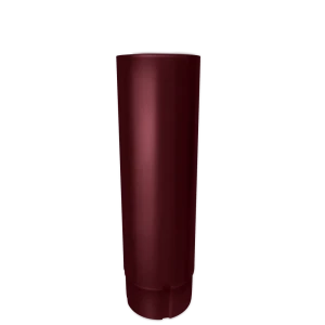 Труба водосточная круглая РЕ 3 м 90 мм цвет красный