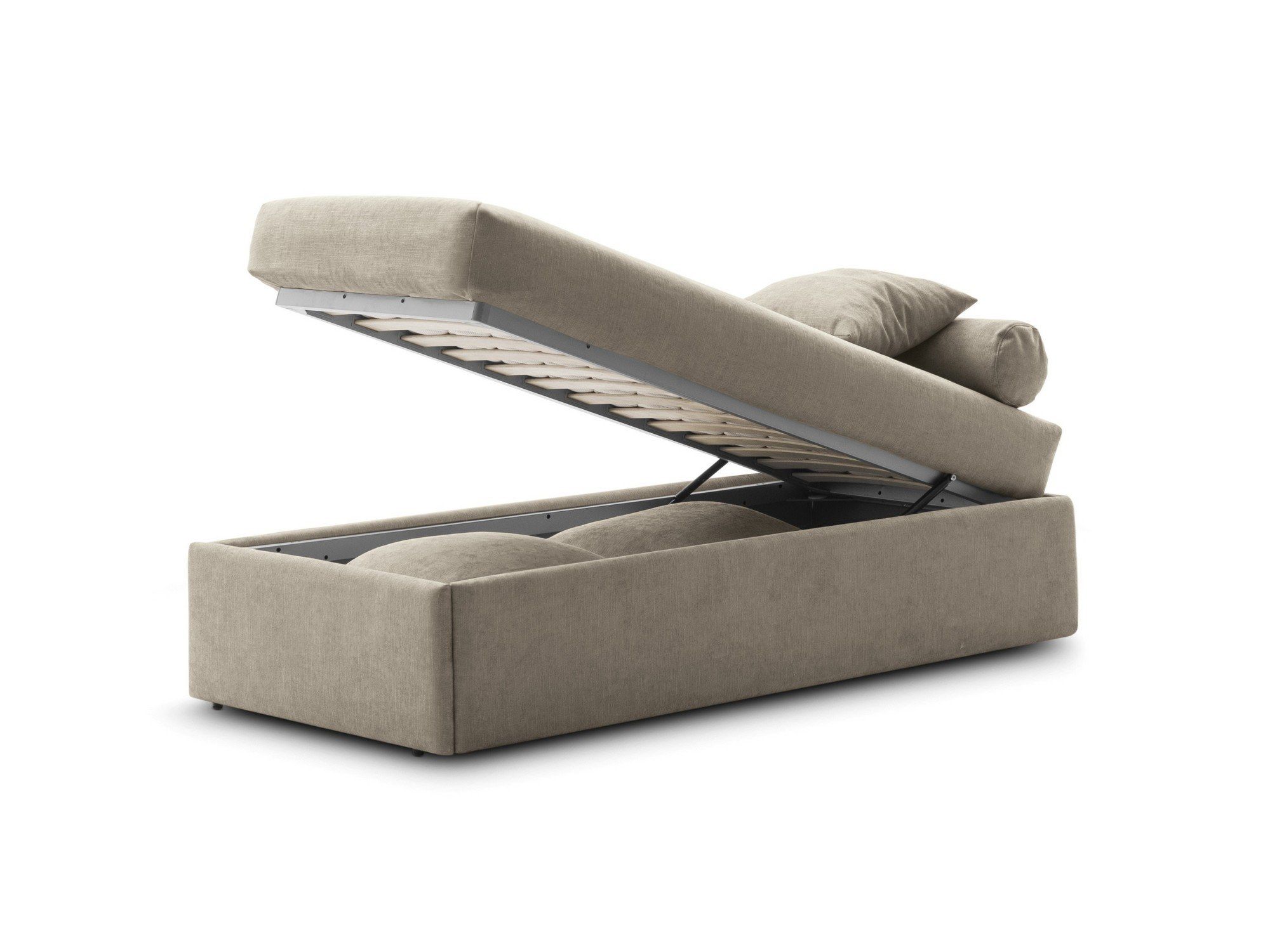 Односпальная кровать с мягким изголовьем Bolzan Line ARCH-00044650 - Вид №12