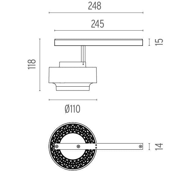 Алюминиевое светодиодное освещение Flos ANTHONY ARCH-00049009 - Вид №2