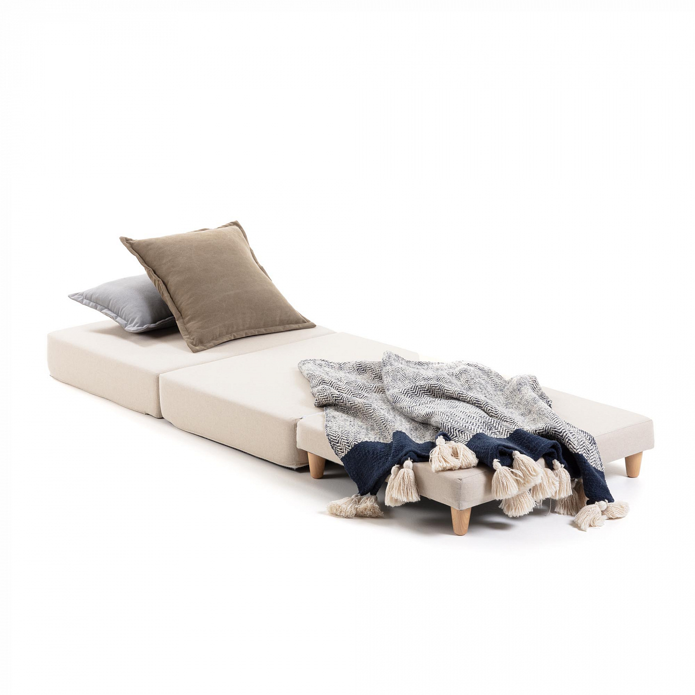 070624 Пуф-кровать синий чехол La Forma Lizzie - Вид №5