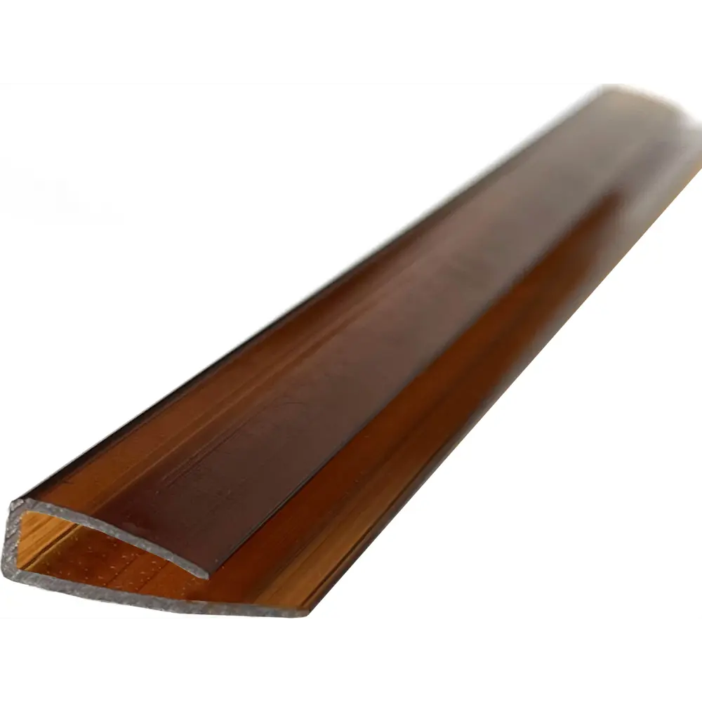 Профиль торцевой для поликарбоната 4 мм 2.1 м бронзовый Santreyd STLM-2011567