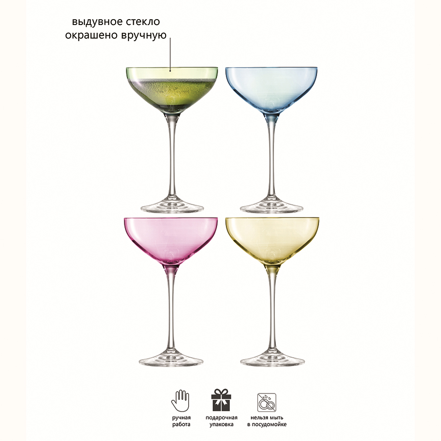 G1148-08-294 Набор креманок polka, 235 мл, пастельный, 4 шт. LSA International  - Вид №7