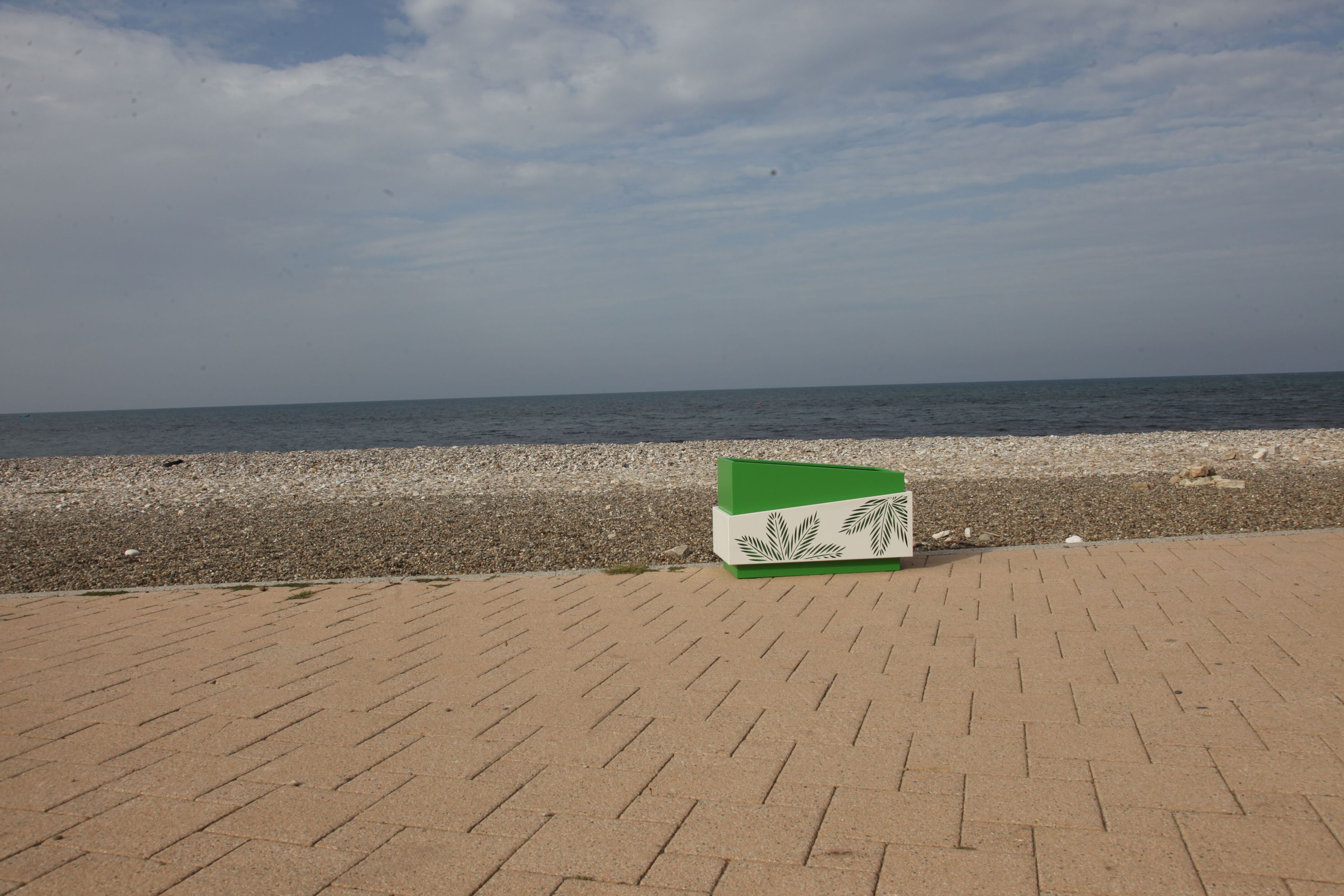 Прямоугольная стальная плантатор CITYSì PALM ARCH-00113794 - Вид №6