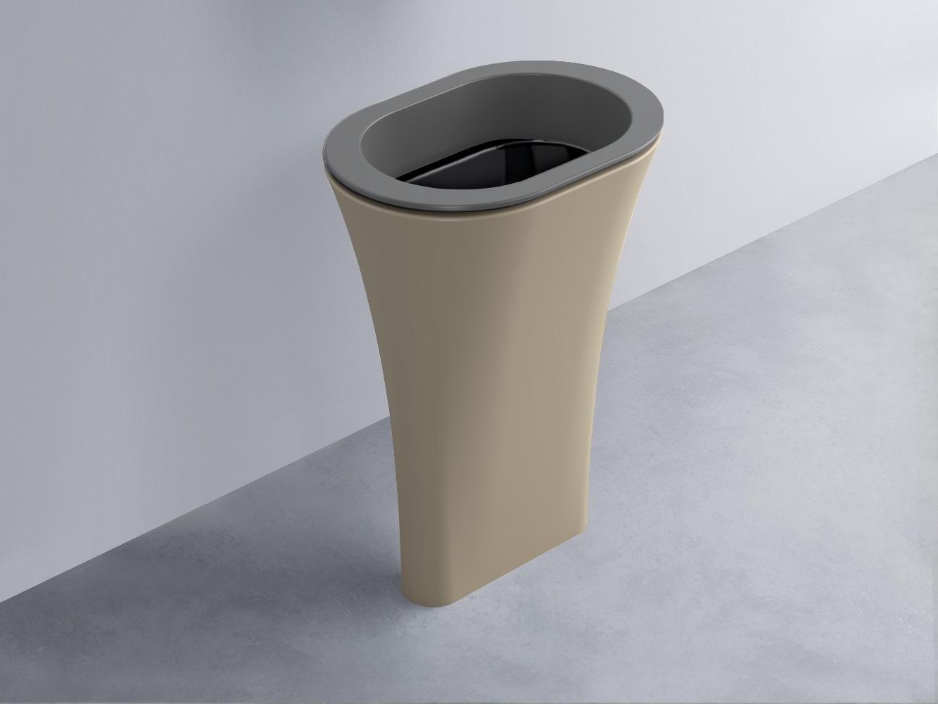 AMLA65-CM+AMPILO-N+AMCOLO-AV Раковина Amedeo Ovale отдельностоящая cielo Enjoy + Amedeo Ceramica Cielo