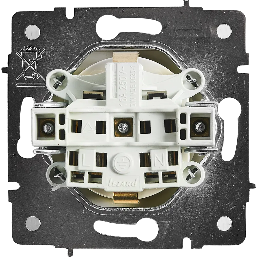 Розетка Lezard Karina с защитой от детей цвет кремовый 84408379 STLM-2175511  - Вид №4