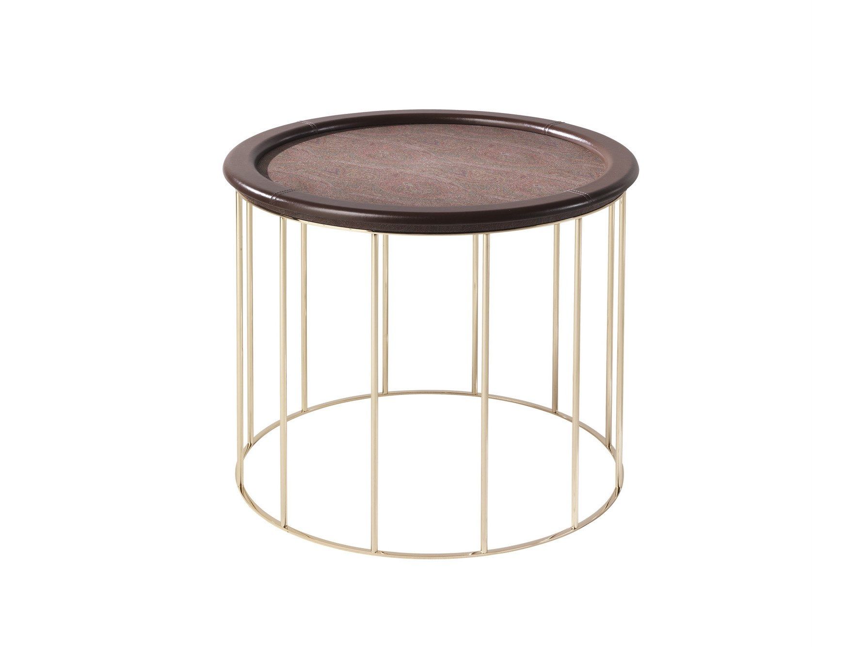 Круглый деревянный журнальный столик ETRO Home Interiors VESSEL ARCH-00012250