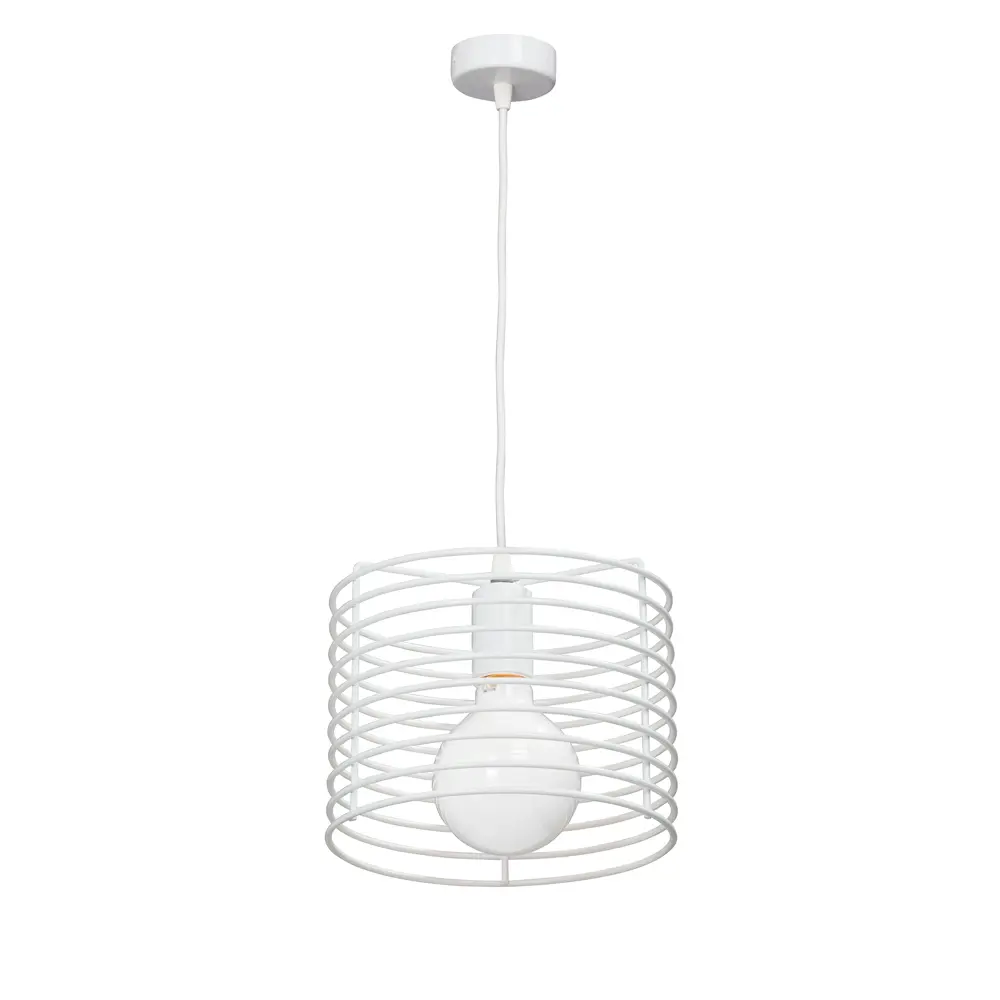 Подвесной светильник Vitaluce Vakero white 1 лампа 3м² Е27 цвет белый глянцевый STLM-2132810 - Вид №9