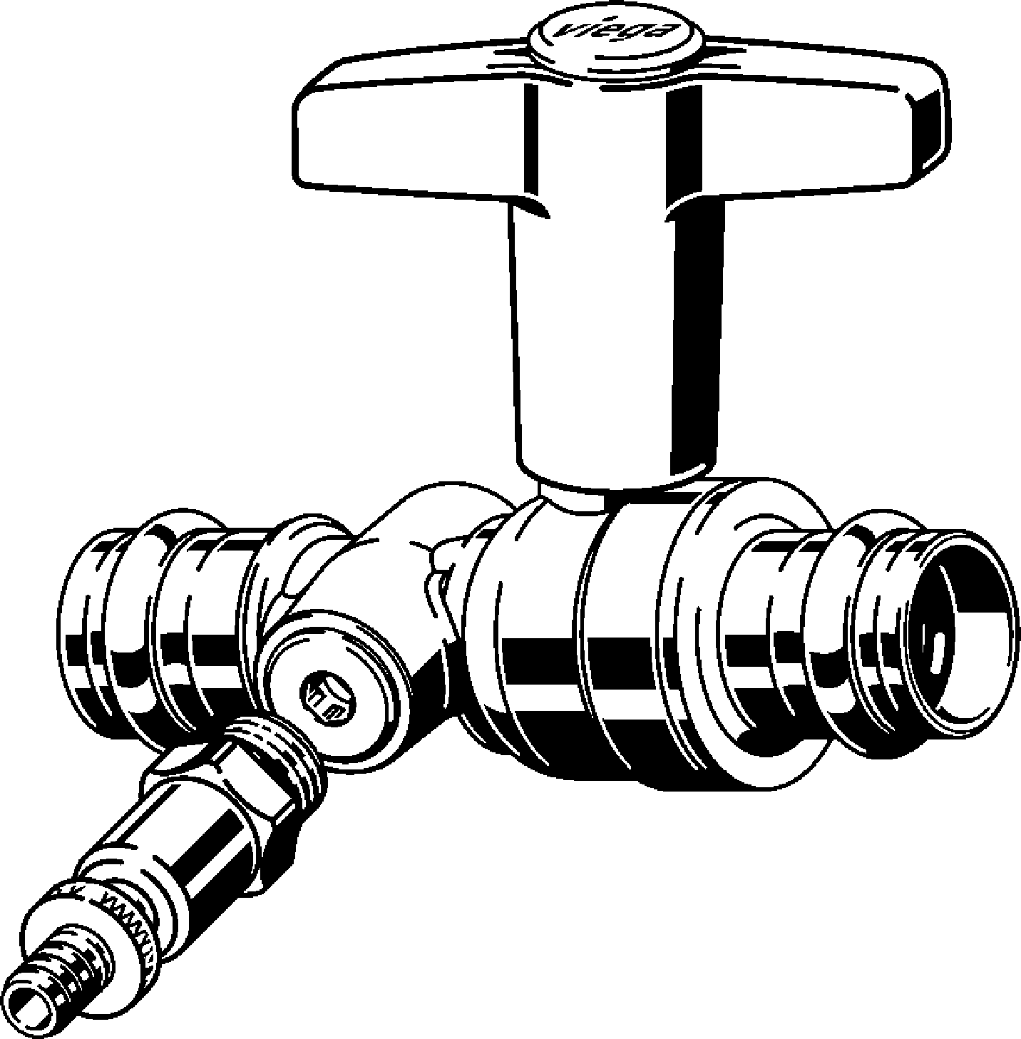 Viega Шаровой кран Easytop 2275.3 (746698) 746 698 - Вид №1