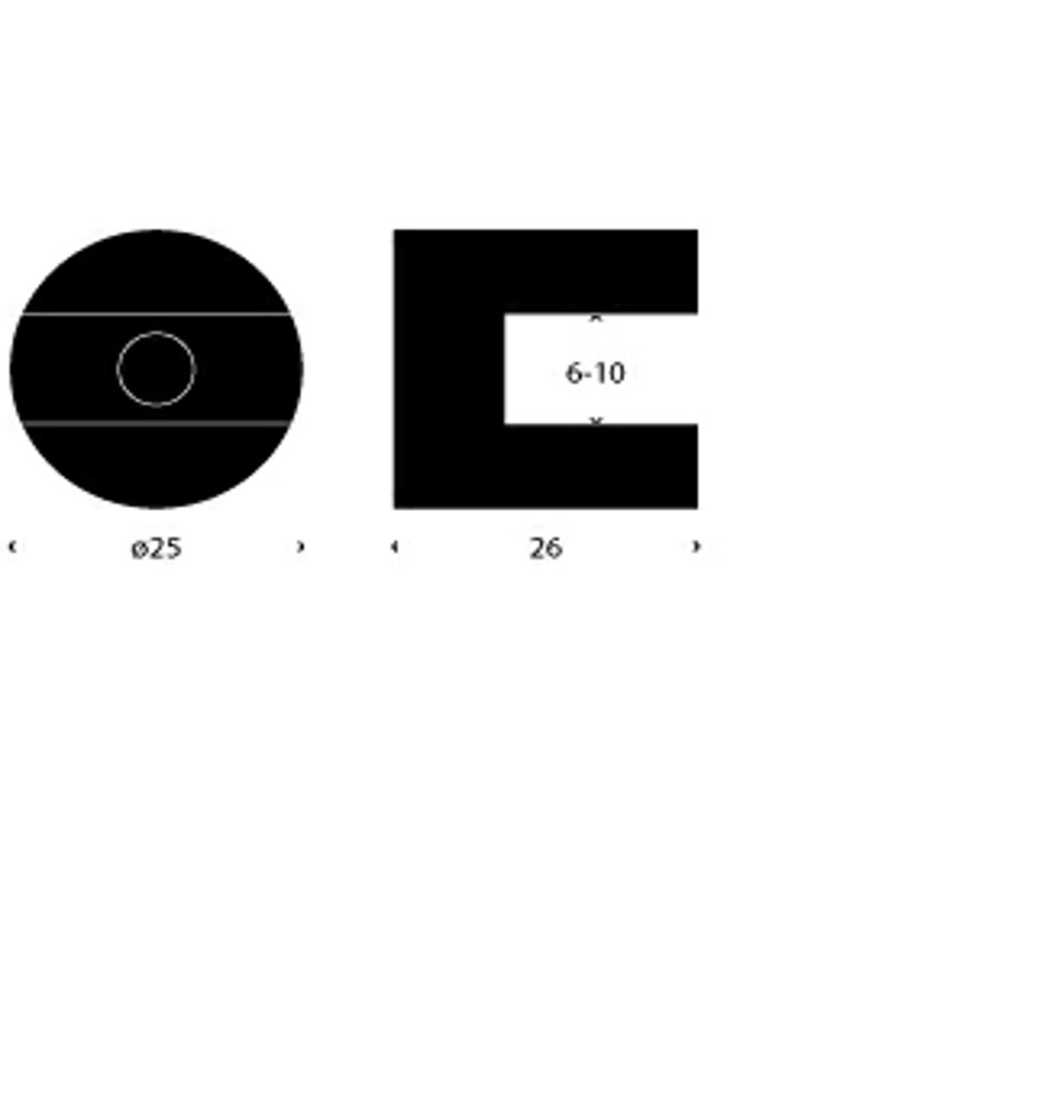 FROST Полкодержатель 1 » 2 шт. почищенный Нержавеющая сталь Матовый N1138  - Вид №4